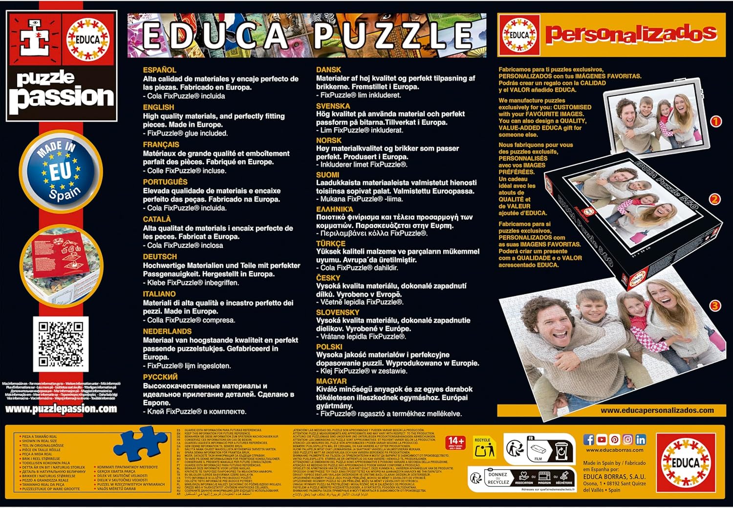 Educa - Bengalentau, Catherina Estrada | puzzel 1500 stukjes voor volwassenen - afmetingen: 85 x 60 cm incl. Cola Fix puzzel vanaf 14 jaar (19942