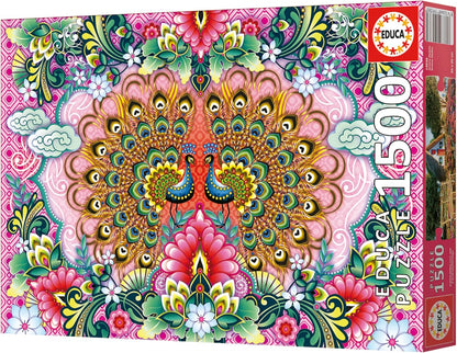 Educa - Bengalentau, Catherina Estrada | puzzel 1500 stukjes voor volwassenen - afmetingen: 85 x 60 cm incl. Cola Fix puzzel vanaf 14 jaar (19942