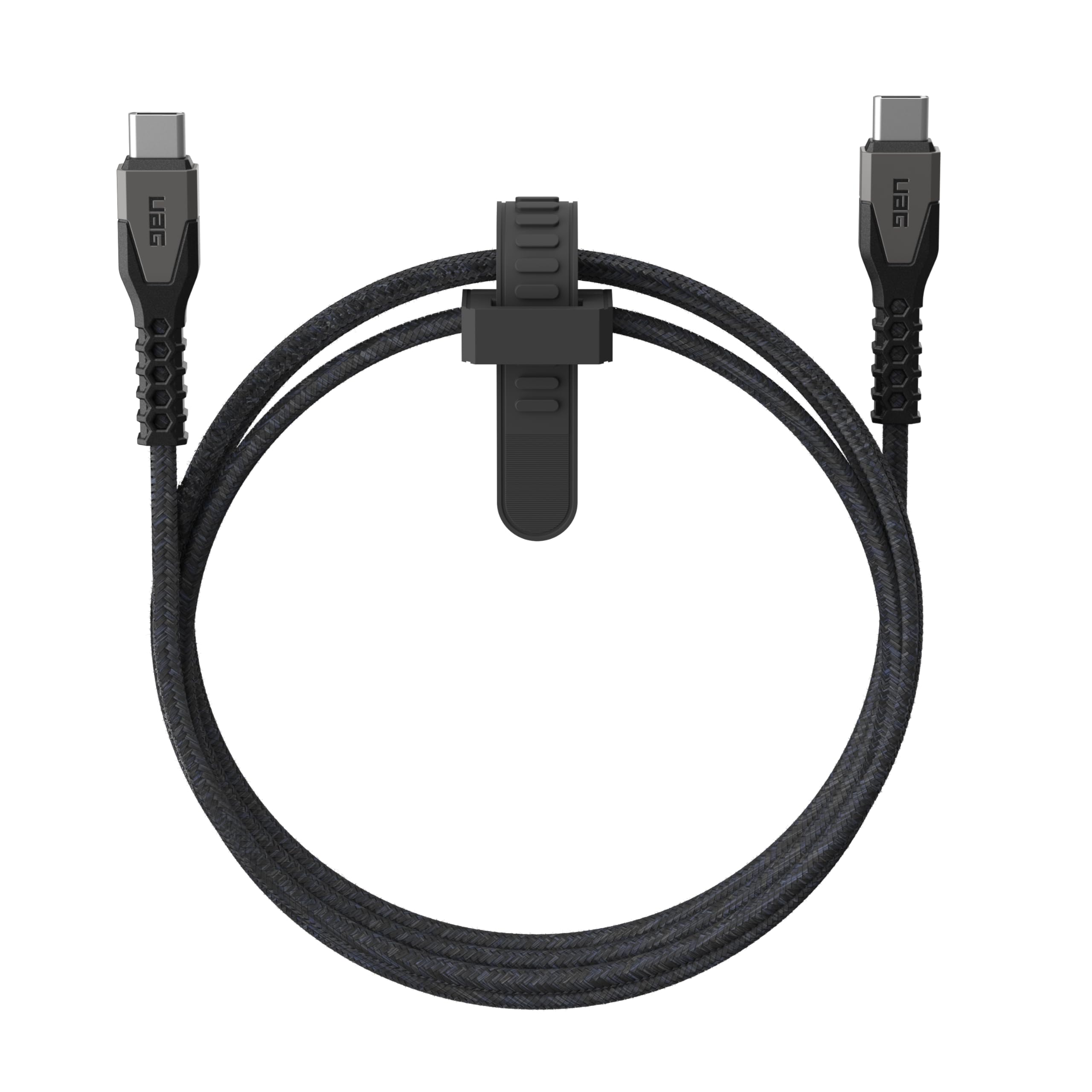 URBAN ARMOR GEAR UAG Rugged Kelvar Core Power Cable USBC to USBC 5ft/1.5m Power Delivery PD 60W Reinforced Fast Charging Cable Compatible with iPhone 17, Galaxy S25, MacBook, iPad Pro