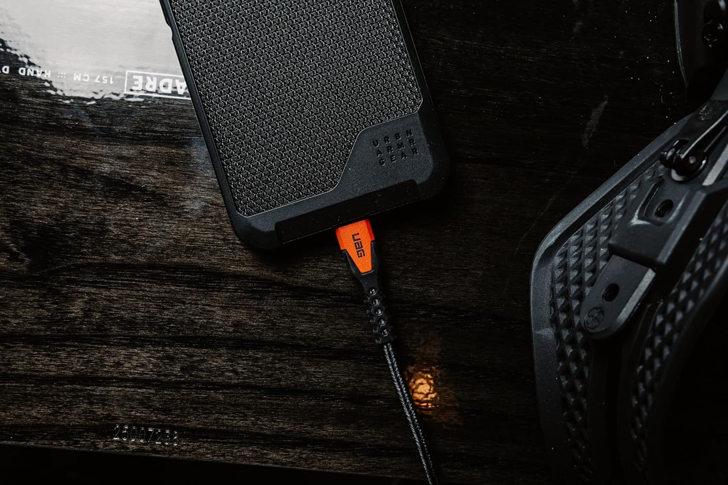 URBAN ARMOR GEAR UAG Rugged Kelvar Core Power Cable USBC to USBC 5ft/1.5m Power Delivery PD 60W Reinforced Fast Charging Cable Compatible with iPhone 17, Galaxy S25, MacBook, iPad Pro