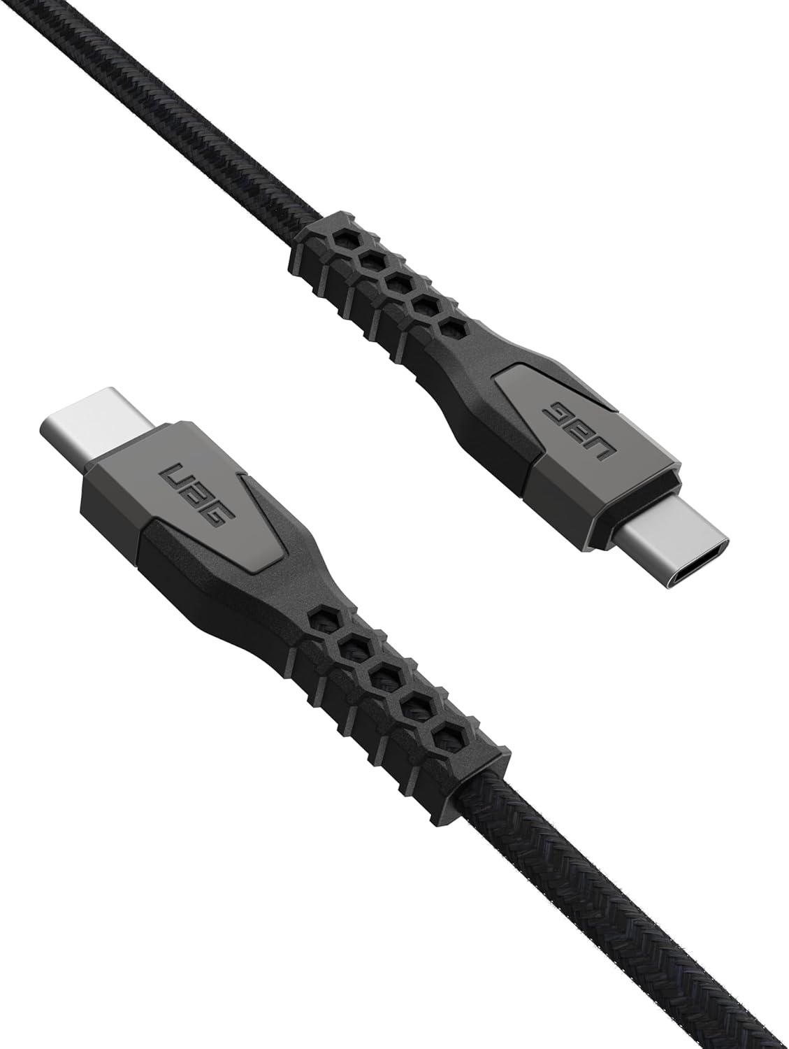URBAN ARMOR GEAR UAG Rugged Kelvar Core Power Cable USBC to USBC 5ft/1.5m Power Delivery PD 60W Reinforced Fast Charging Cable Compatible with iPhone 17, Galaxy S25, MacBook, iPad Pro