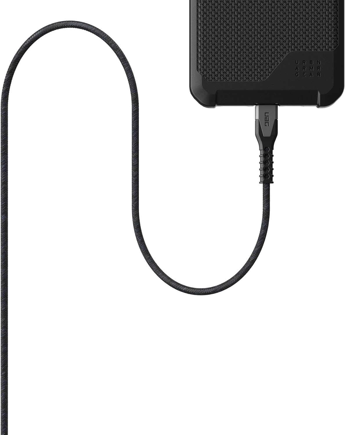 URBAN ARMOR GEAR UAG Rugged Kelvar Core Power Cable USBC to USBC 5ft/1.5m Power Delivery PD 60W Reinforced Fast Charging Cable Compatible with iPhone 17, Galaxy S25, MacBook, iPad Pro