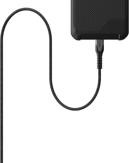 URBAN ARMOR GEAR UAG Rugged Kelvar Core Power Cable USBC to USBC 5ft/1.5m Power Delivery PD 60W Reinforced Fast Charging Cable Compatible with iPhone 17, Galaxy S25, MacBook, iPad Pro