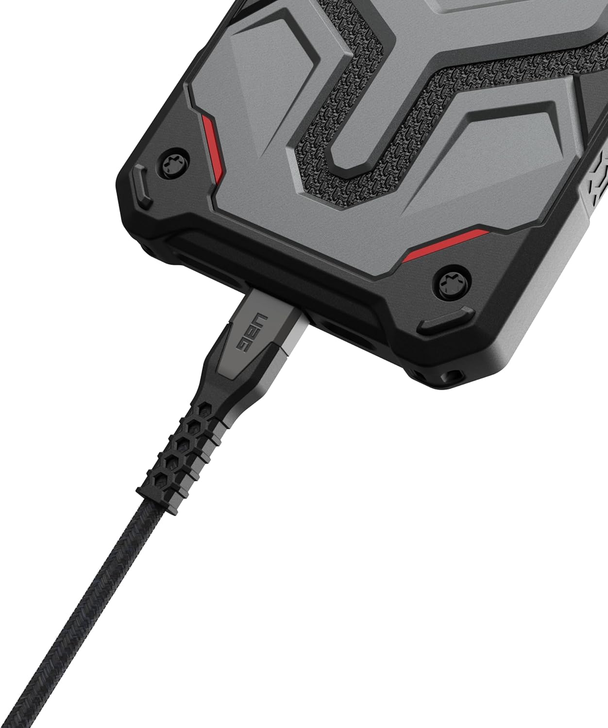 URBAN ARMOR GEAR UAG Rugged Kelvar Core Power Cable USBC to USBC 5ft/1.5m Power Delivery PD 60W Reinforced Fast Charging Cable Compatible with iPhone 17, Galaxy S25, MacBook, iPad Pro