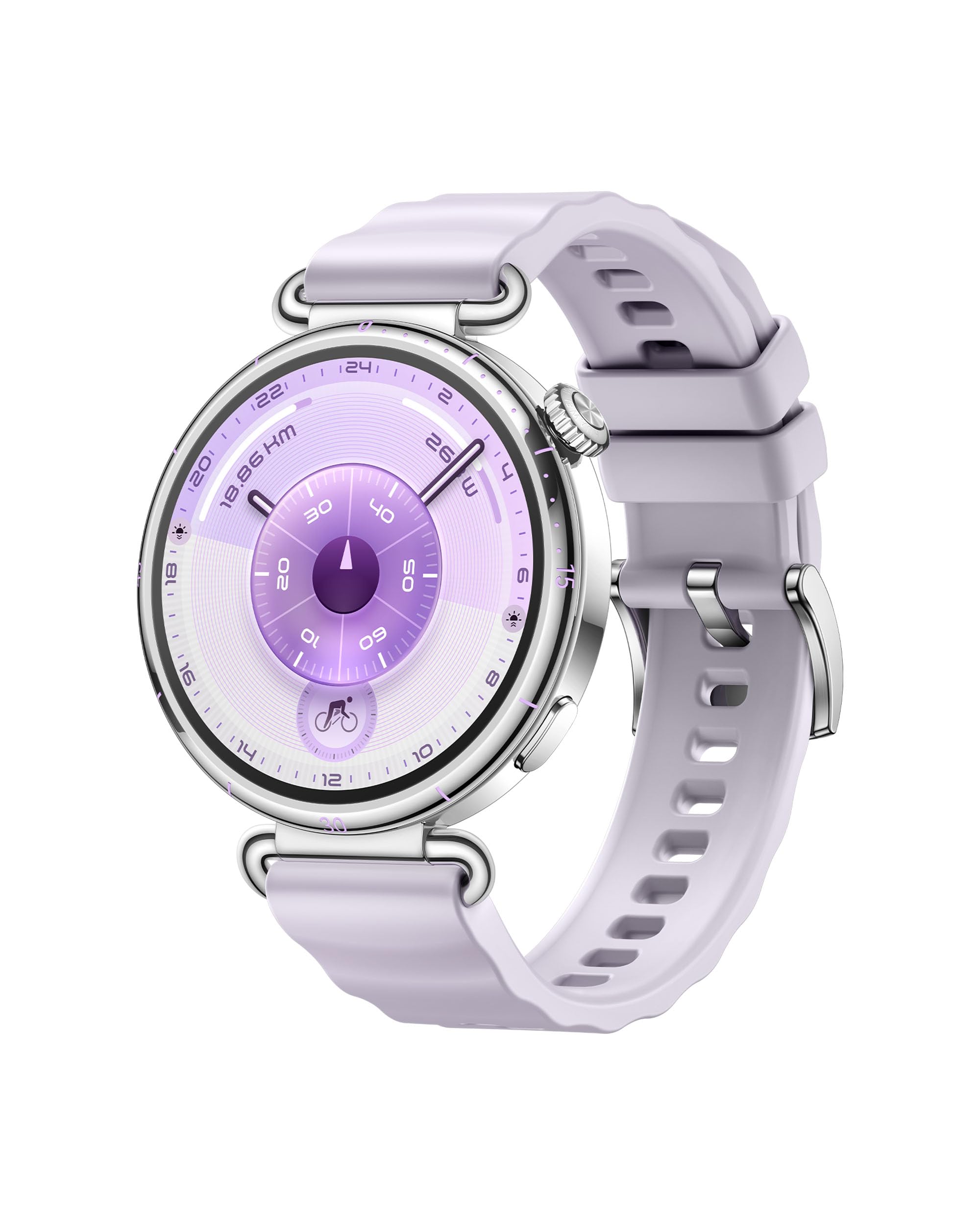 HUAWEI WATCH GT 6 GPS 41mm Smart Watch, AMOLED Touchscreen, up to 14 days battery life, Cycling, 100+ Sports Mode, iOS & Android Compatible, All-day Health Monitoring, Emotional Wellbeing, Lilac
