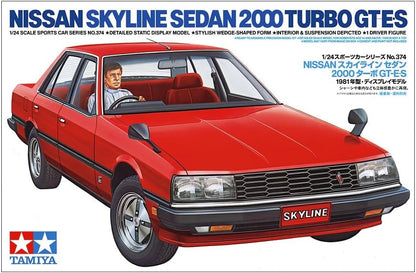 Tamiya 24374 1:24 Nissan Skyline 2000 Turbo GTES Model Building Kit, Plastic Kit, Hobby, Crafts, Gluing, Model Kit, Model, Plastic Model Making