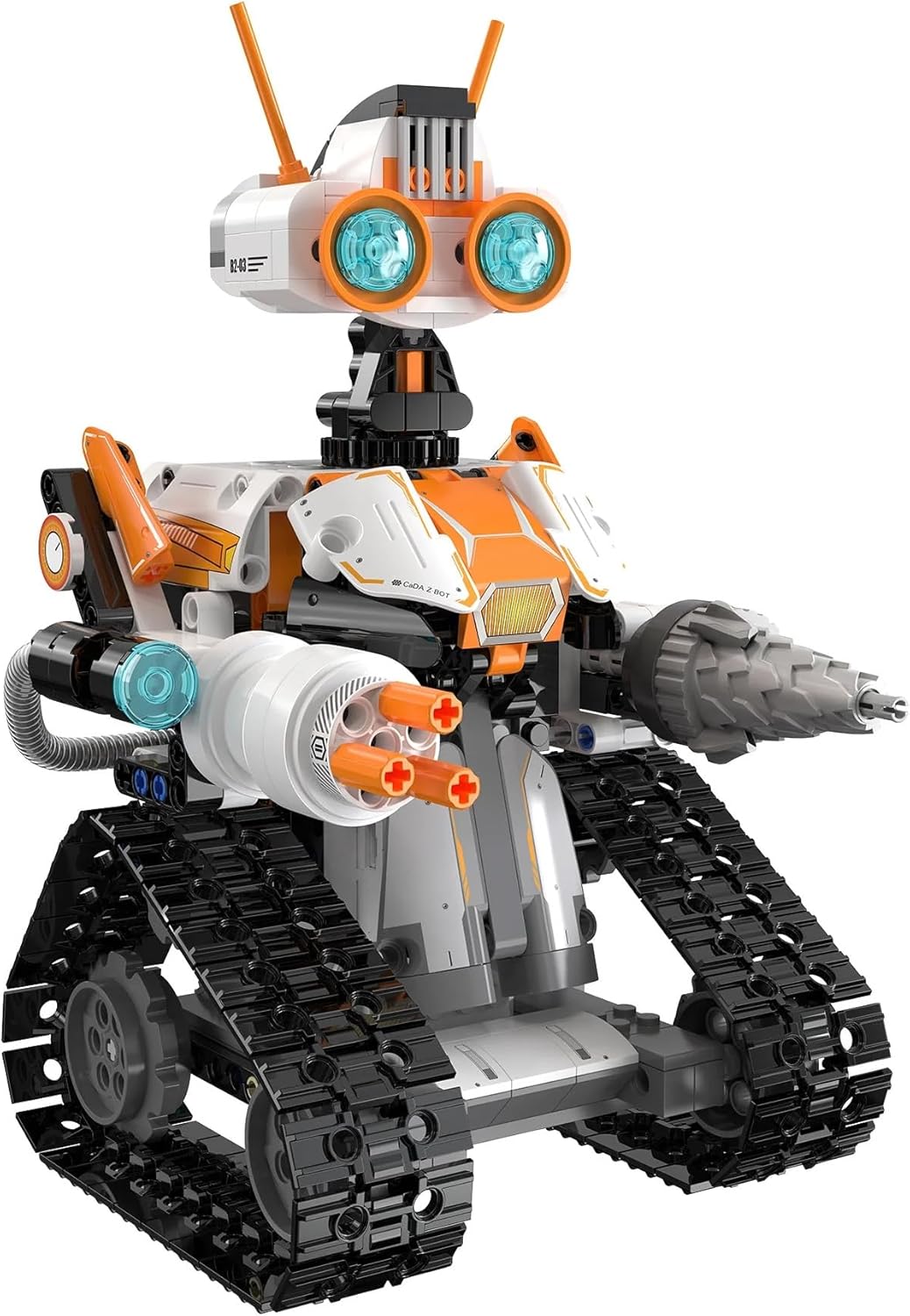 CaDA Z-BOT Remote Control Code Robot - 462 Piece Brick Model Kit C83002W | A fun and creative model to build and use