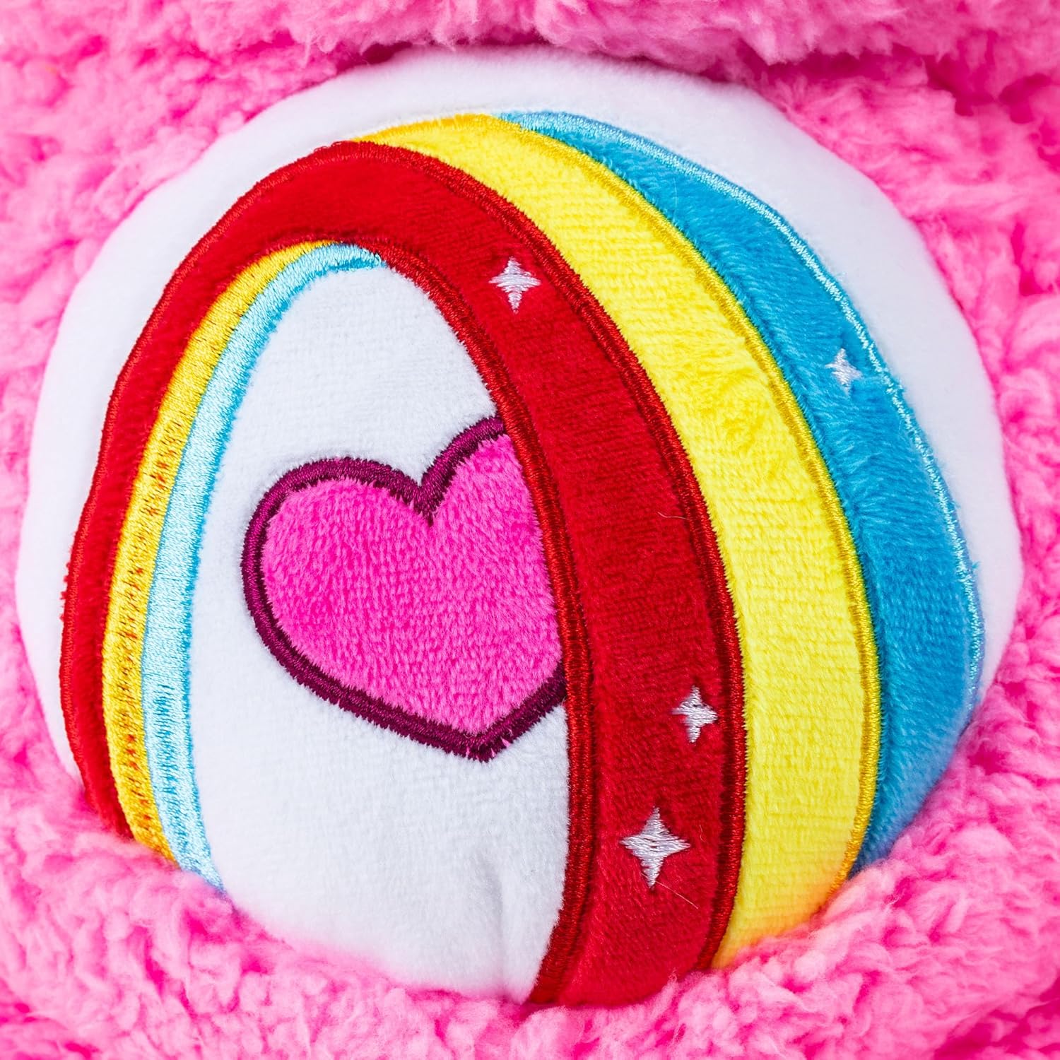 Basic Fun Care Bears 35cm Medium Plush – Cheer Bear Cosy Collection – Super Soft Eco-Friendly Toy with Belly Badge – Huggable Collectible for Kids & Fans