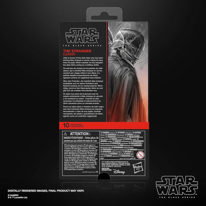 Star Wars The Black Series The Stranger (Qimir) The Acolyte Premium Collectible 15-cm Action Figure