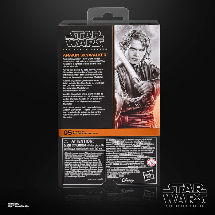 Star Wars The Black Series Anakin Skywalker, Star Wars: Die Rache der Sith Premium Action-Figur zum Sammeln (15 cm