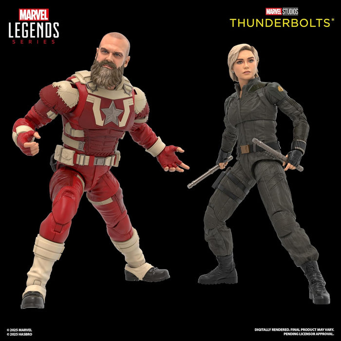 Marvel Legends Series Yelena Belova and Red Guardian Action Figures