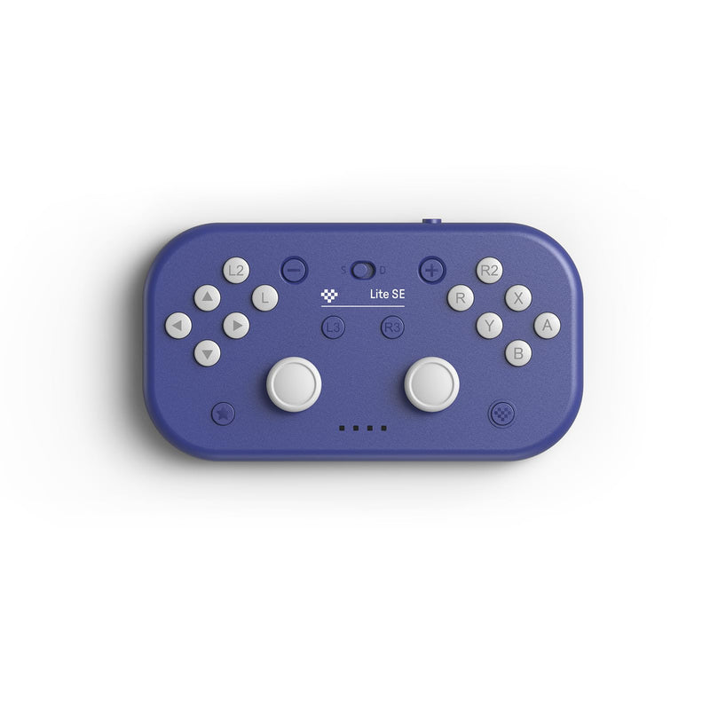 8bitdo Lite SE Bluetooth Gamepad for Switch, Switch Lite, Android and Raspberry Pi, for Gamers with Limited Mobility - Purple Edition