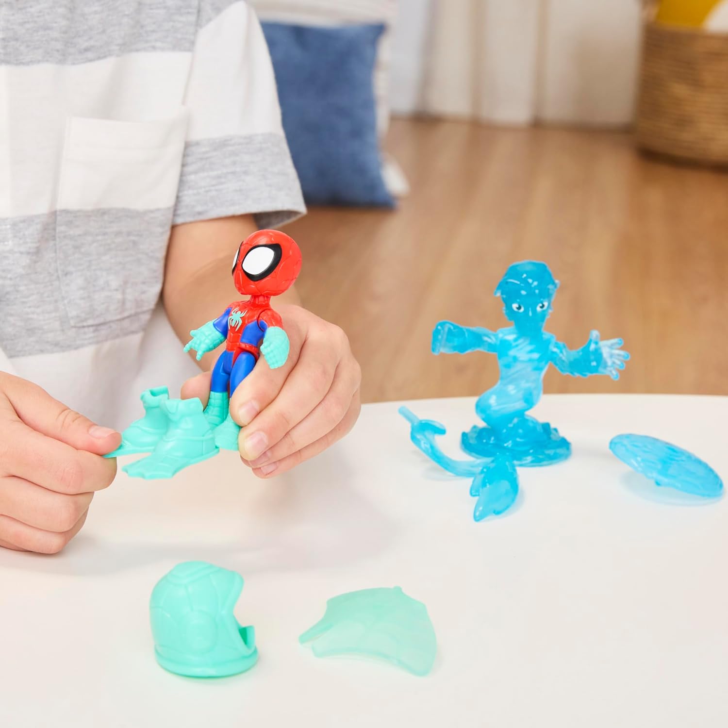 Marvel Spidey and his Amazing Friends Water-Webs Spidey & Hydro-Man Toys