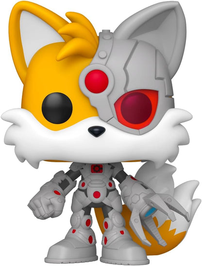 Funko Pop! Heroes: Justice League & Sonic - Tails as Cyborg - Sonic + DC Comics - Figurine en Vinyle à Collectionner - Idée de Cadeau - Produits Officiels