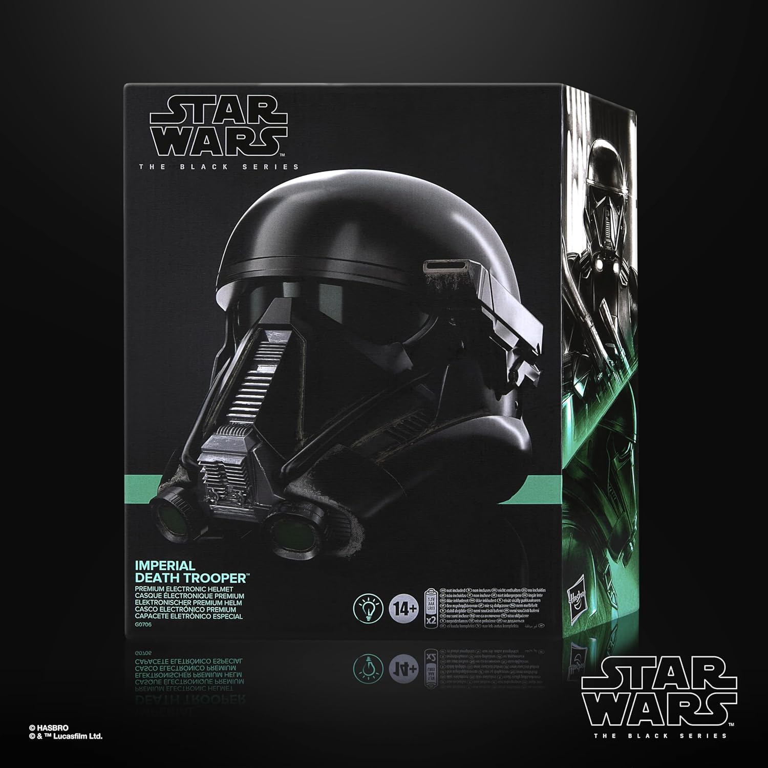 Star Wars - The Black Series - Imperial Death Trooper Premium Electronic Helmet  /Toys