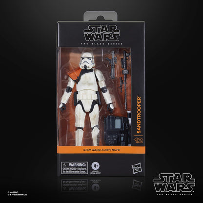 Star Wars The Black Series Sandtrooper, Neue Hoffnung Premium Action-Figur zum Sammeln (15 cm