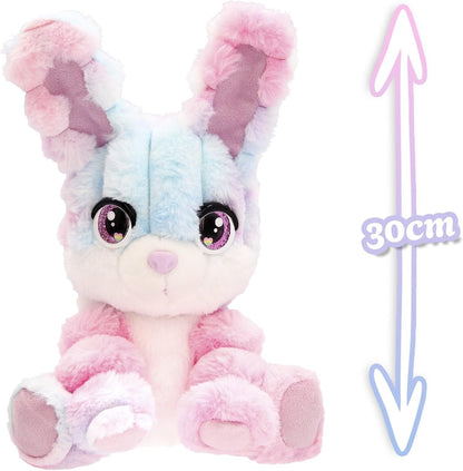 Basic Fun Cotton Cuties 30cm Bunny Plush Super Soft Scented Stuffed Animal With Candy Floss Texture Collectible Plush Toy For Kids Age 3+