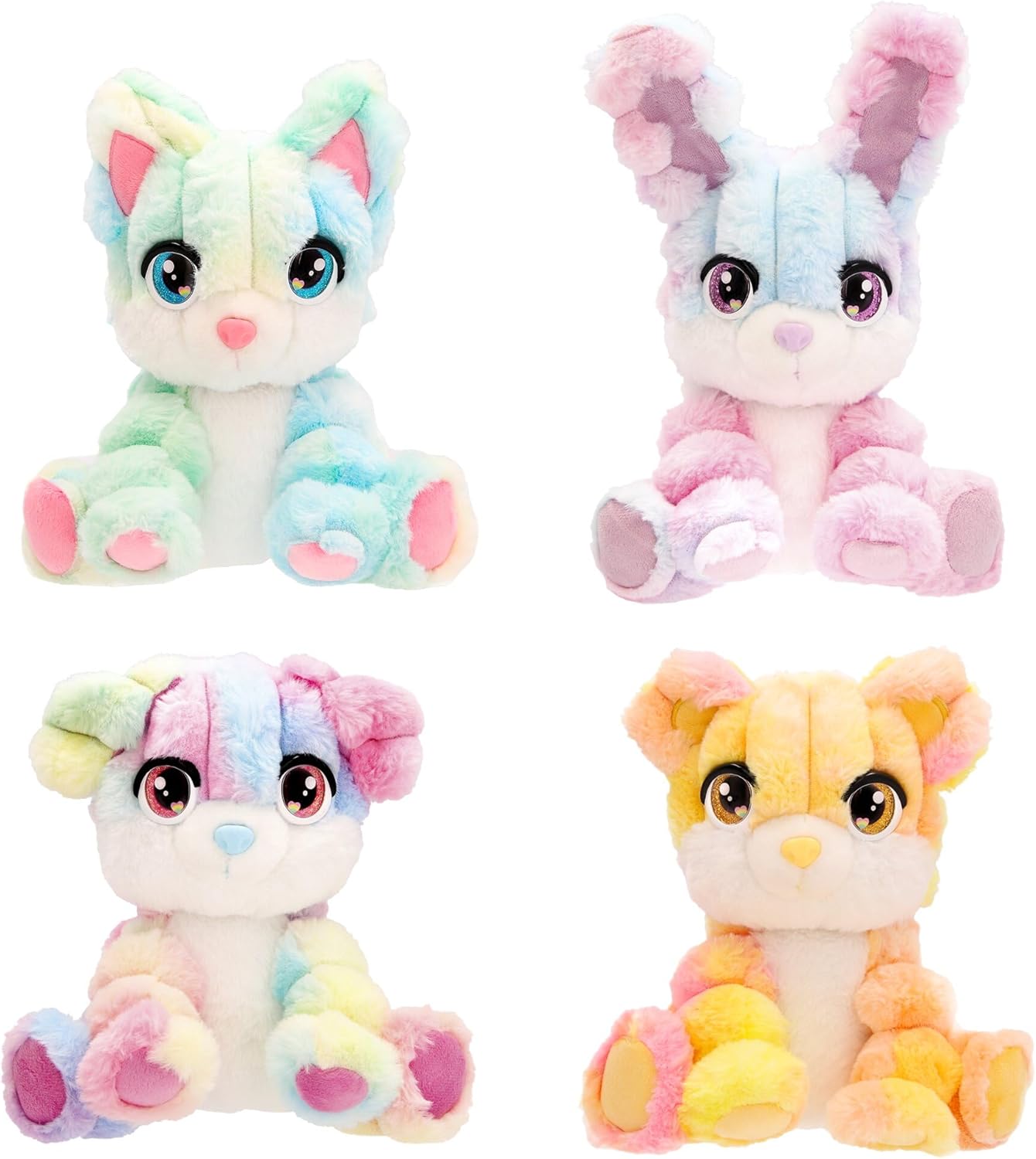 Basic Fun Cotton Cuties 30cm Bunny Plush Super Soft Scented Stuffed Animal With Candy Floss Texture Collectible Plush Toy For Kids Age 3+