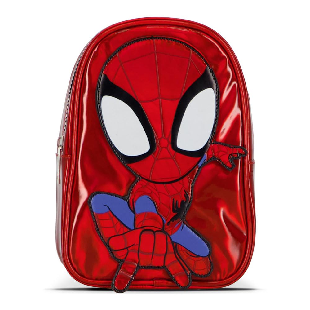 Difuzed Spider-Man MP581388SPN Mini-Rucksack mit 3D-Charakteren, glänzend