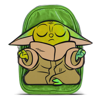 Star Wars MP865205STW The Mandalorian 3D Grogu Patch Shiny Mini Rucksack