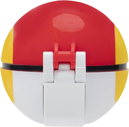 Pokémon Pikachu Clip ‘N’ Go Bandolier Set - 2-Inch Pikachu Battle Figure with Poke Ball and Fast Ball plus Themed Belt and Bandolier