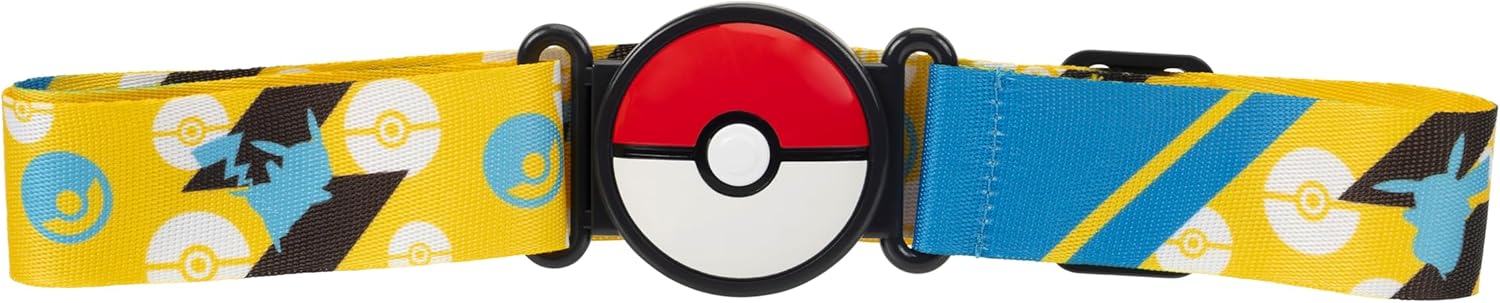 Pokémon Pikachu Clip ‘N’ Go Bandolier Set - 2-Inch Pikachu Battle Figure with Poke Ball and Fast Ball plus Themed Belt and Bandolier