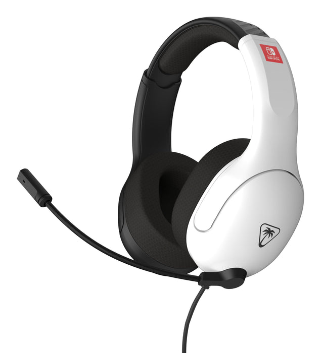 Turtle Beach Airlite Fit Wit Zwart Bekabelde Gamingheadset met Officiële Licentie voor Nintendo Switch, Switch Lite en Switch OLED – Opklap-en Dempbare Microfoon, Eersteklas Comfort Over het Oor