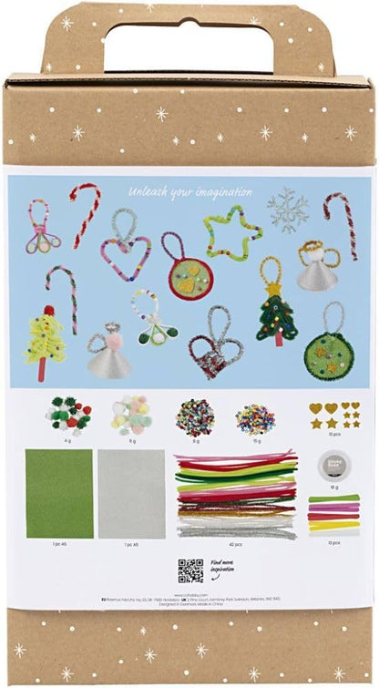 Craft Mix Colourful Christmas 750 Piece Set - Christmas Figures - Assorted Colours - 1 Pack