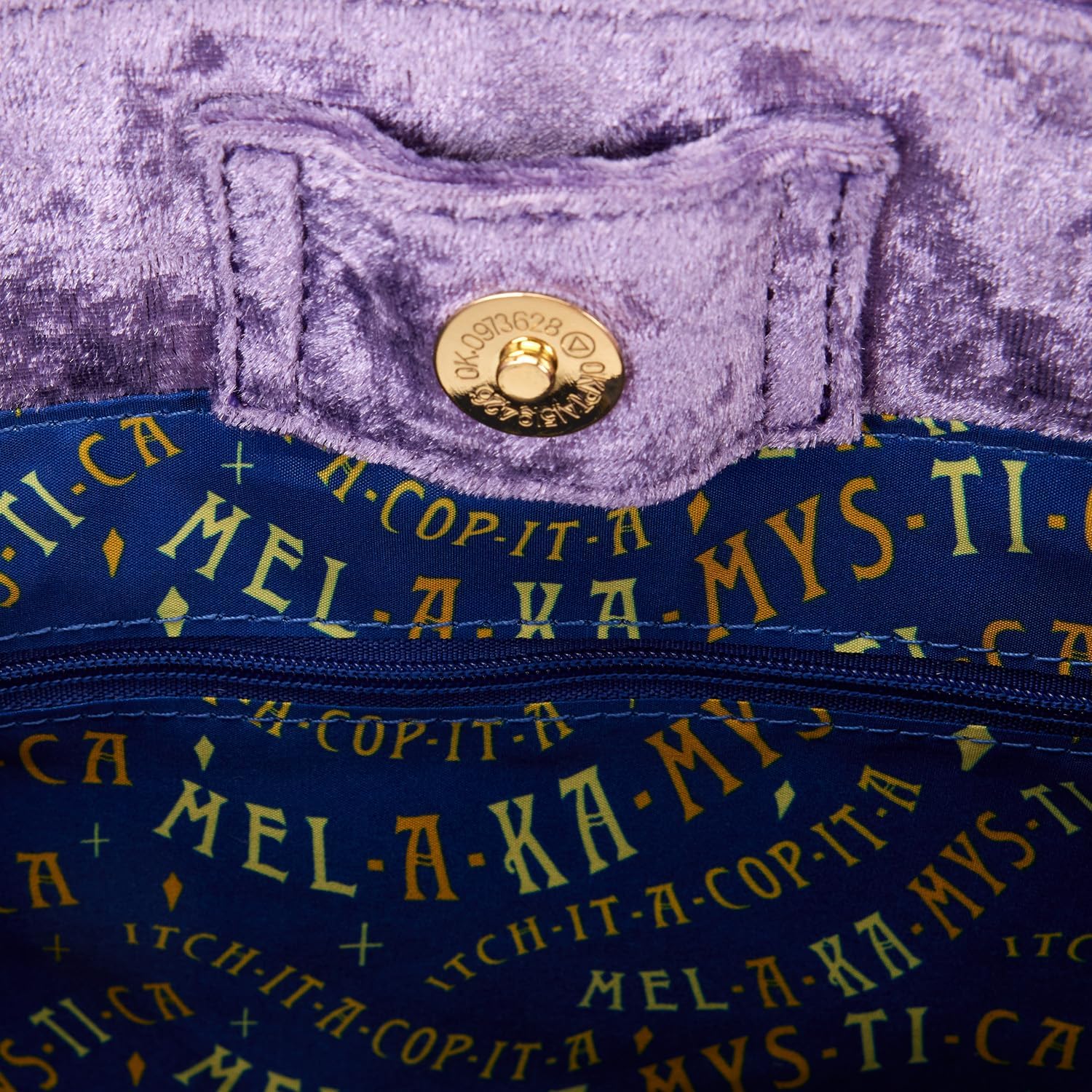 Loungefly Disney Hocus Pocus Velvet Broom Handle Handbag