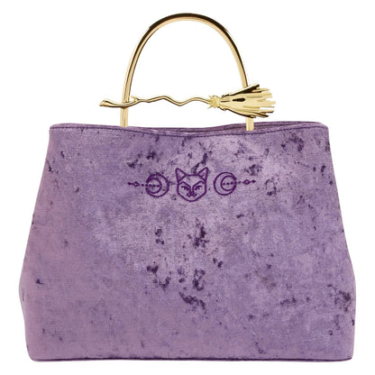 Loungefly Disney Hocus Pocus Velvet Broom Handle Handbag