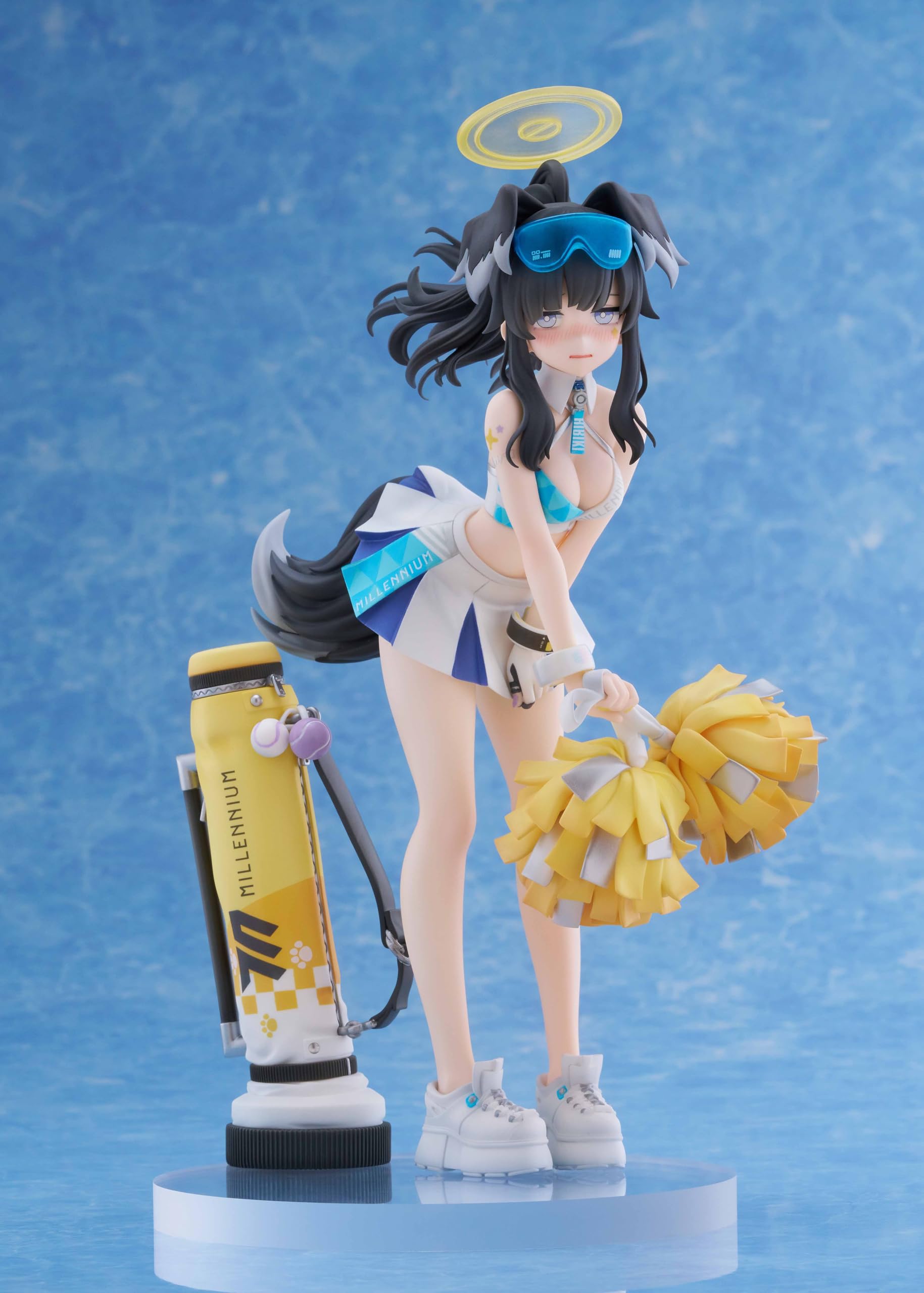 Golden Head Plus Blue Archive Hibiki (Cheering Team) Total Height Approx. 9.8 inches (250 mm) (including pedestal) 1/7 Scale Painted Complete Figure with PVC, ABS, Acrylic