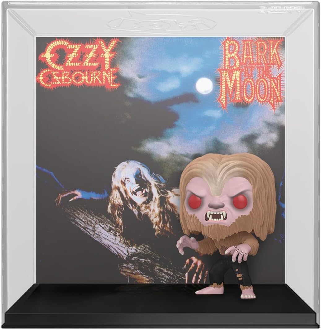 Funko POP! Alben: Ozzy Osbourne – Bark at The Moon (Flocked) – Sammler-Vinylfigur – Spielzeug für Kinder und Erwachsene – Musikfans – Modellfigur für Sammler und zur Ausstellung