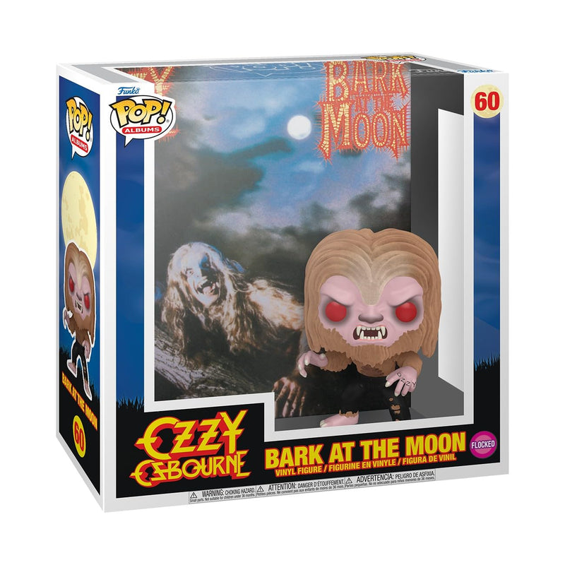 Funko POP! Alben: Ozzy Osbourne – Bark at The Moon (Flocked) – Sammler-Vinylfigur – Spielzeug für Kinder und Erwachsene – Musikfans – Modellfigur für Sammler und zur Ausstellung