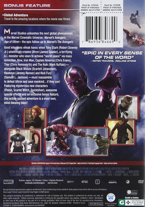 MARVEL'S AVENGERS: AGE OF ULTRON
