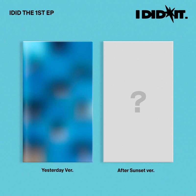 I Did It- Random Cover - incl. 80pg Photobook, Dust Jacket, Interview Folded Poster + 2 Photocards