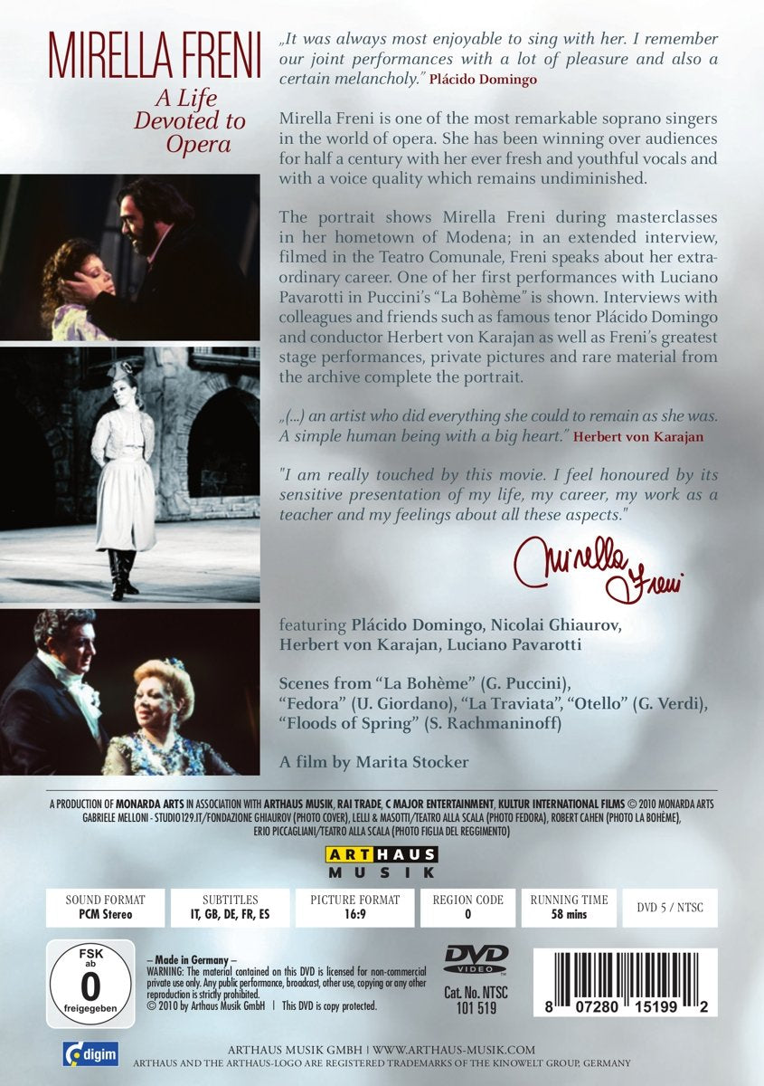 Mirella Freni: A Life Devoted To Opera