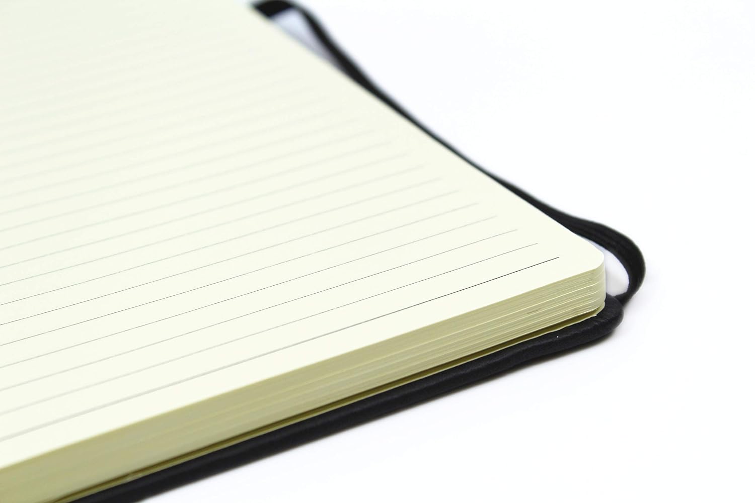 Silvine Executive Soft Feel Notebook Ruled with Marker Ribbon 160pp 90gsm A4 Black Ref 198BK