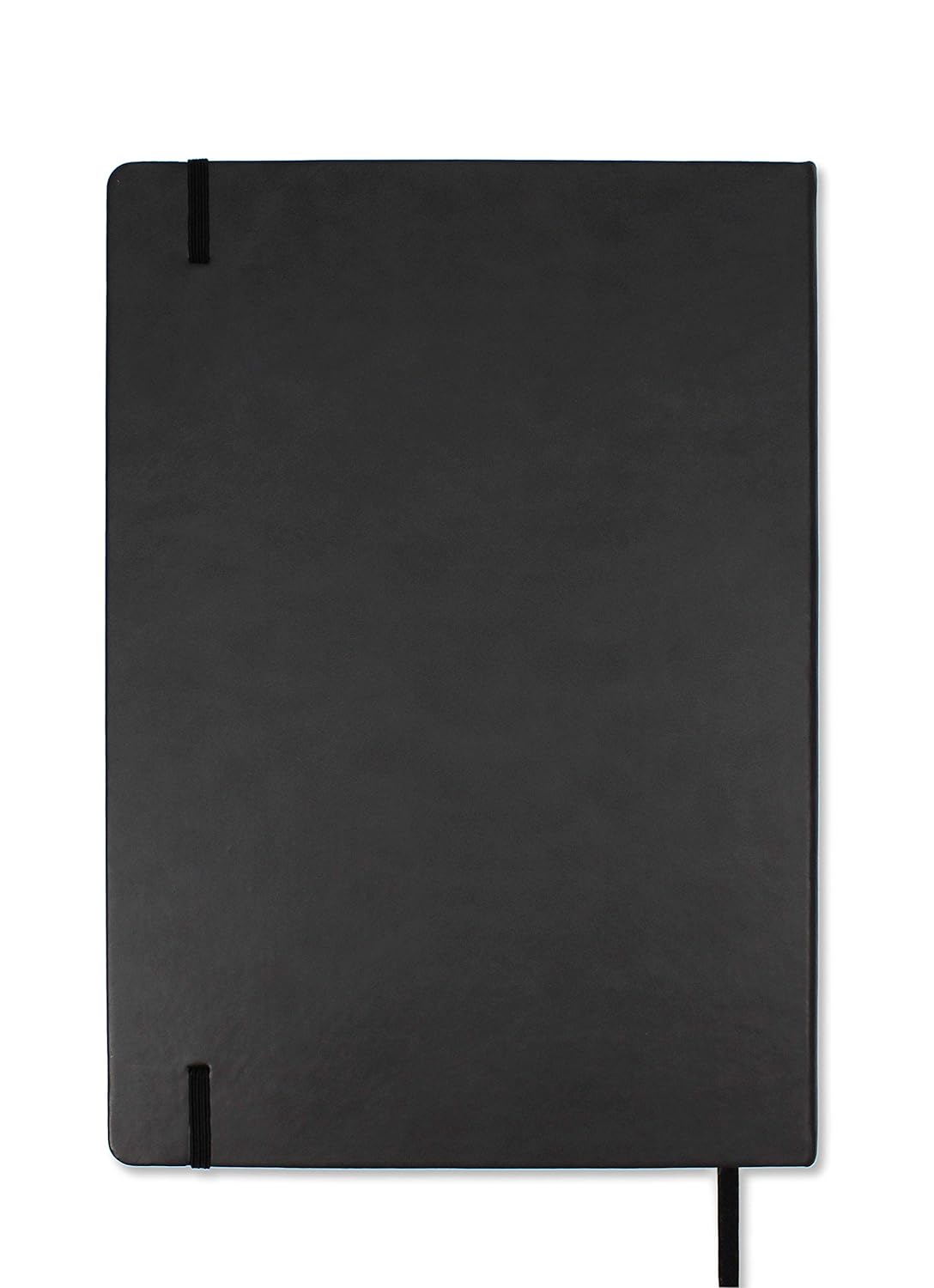 Silvine Executive Soft Feel Notebook Ruled with Marker Ribbon 160pp 90gsm A4 Black Ref 198BK