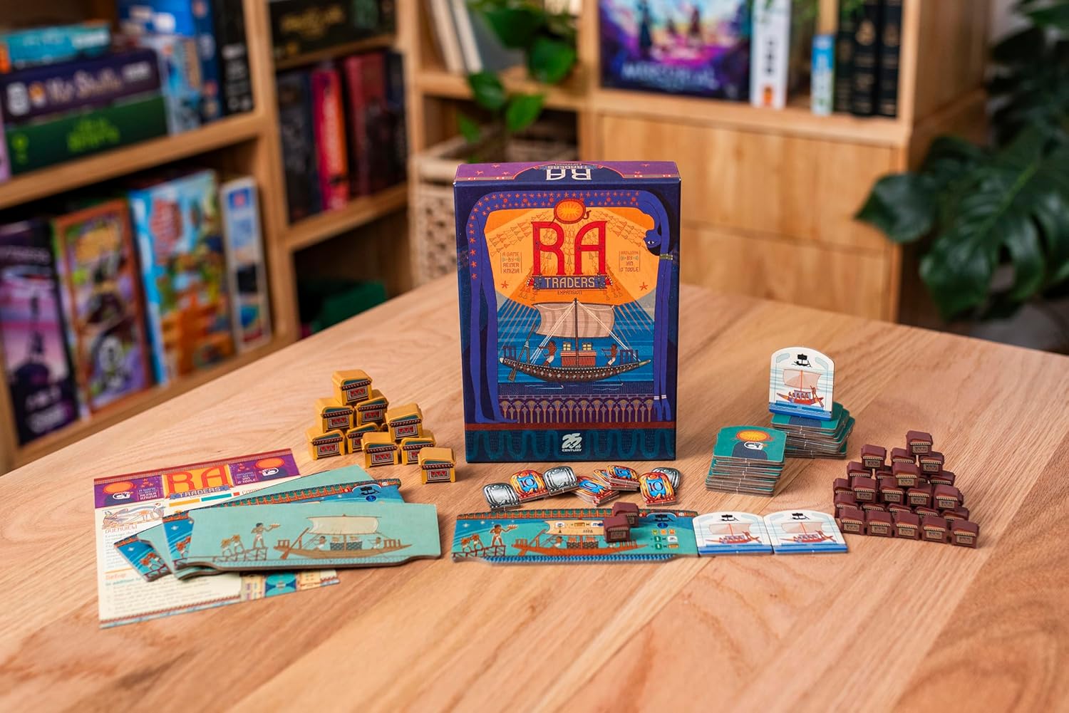 RA by 25th Century Games – Ancient Egyptian Theme, Auction and Set-Collection Board Game, for 2-5 Players and Ages 12+
