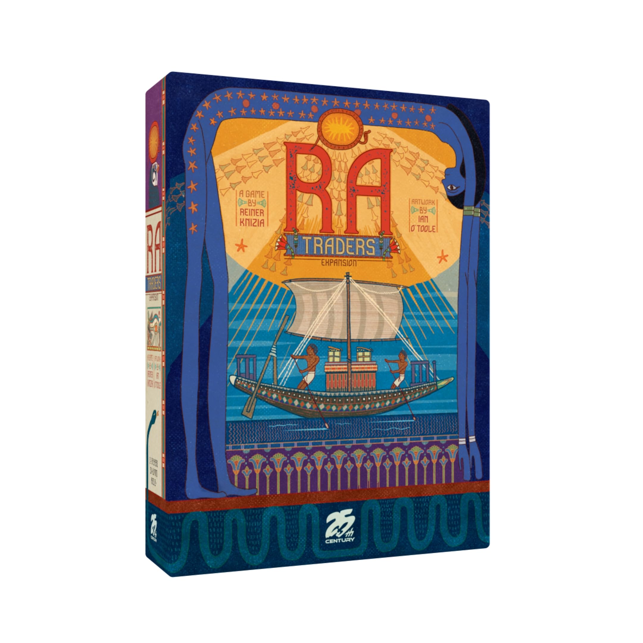 RA by 25th Century Games – Ancient Egyptian Theme, Auction and Set-Collection Board Game, for 2-5 Players and Ages 12+
