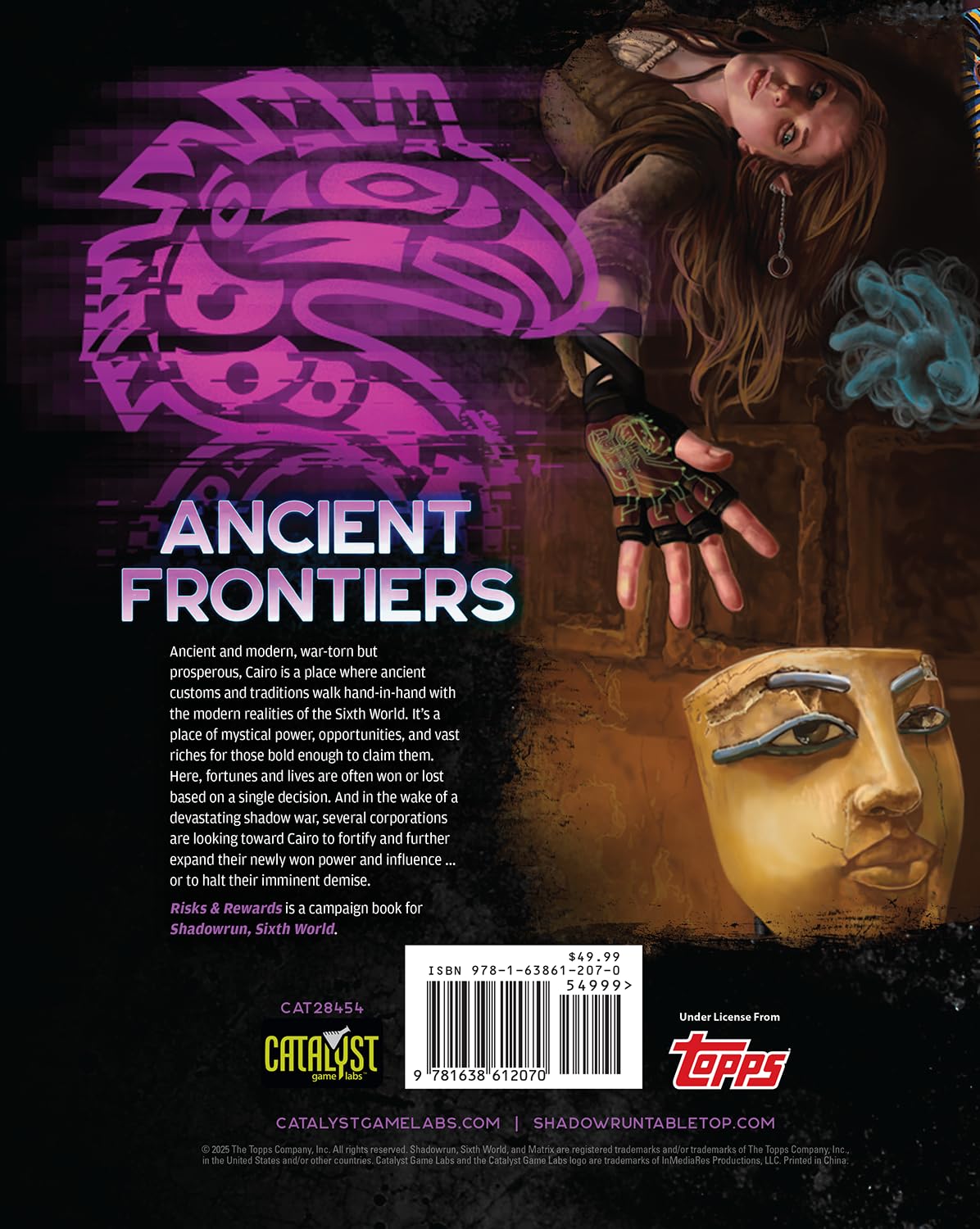Shadowrun: Ancient Frontiers – Risks & Rewards Campaign Book for Shadowrun, Sixth World | Catalyst Game Labs RPG Sourcebook