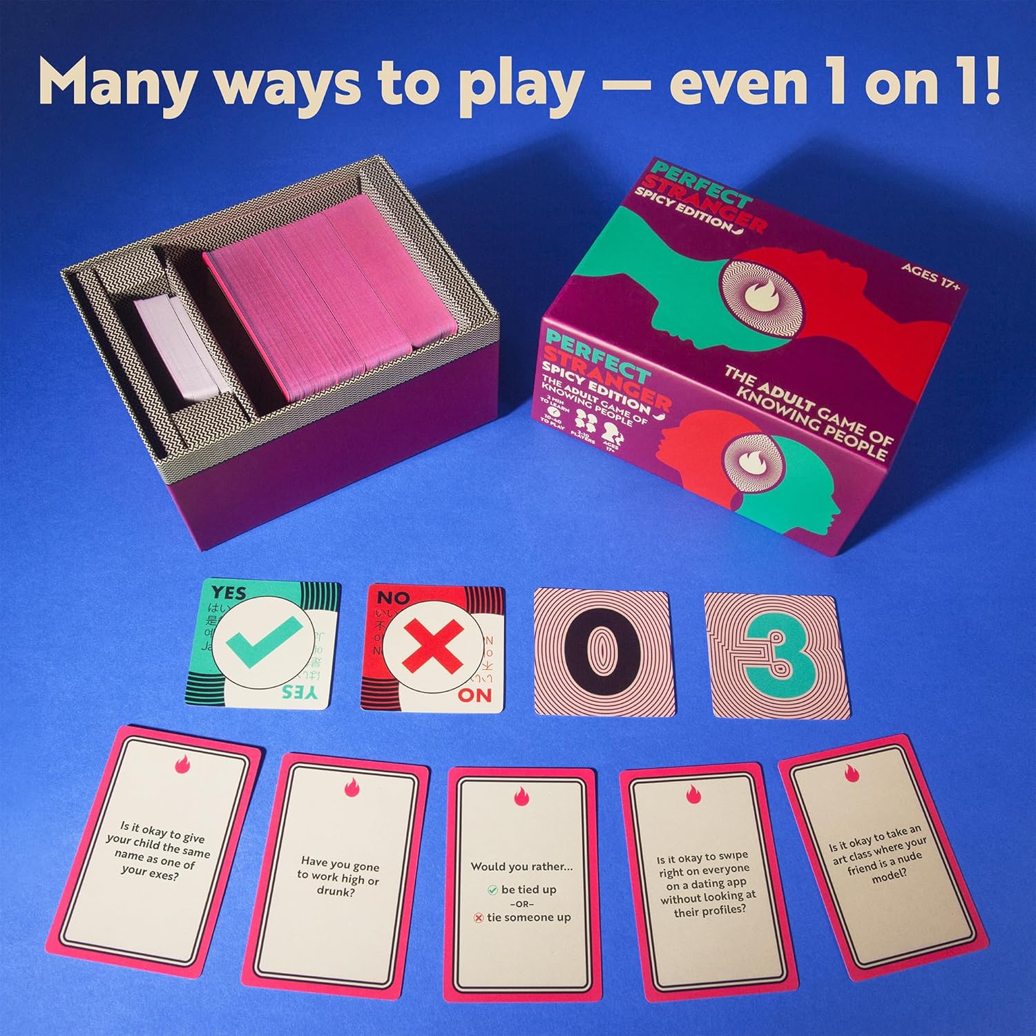 Pillbox Games, Perfect Stranger Spicy Edition - for Ages 17 and Up, 2 to 10 Players
