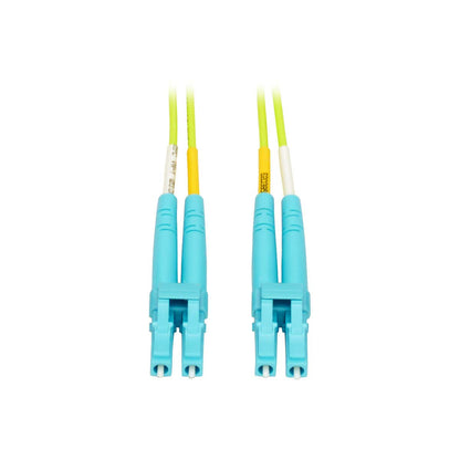 Tripp Lite LC to LC Multimode Duplex Fiber Optics Patch Cable, 100GB, 50/125, OM5, LC/Male, 2 Meter (N820-02M-OM5)
