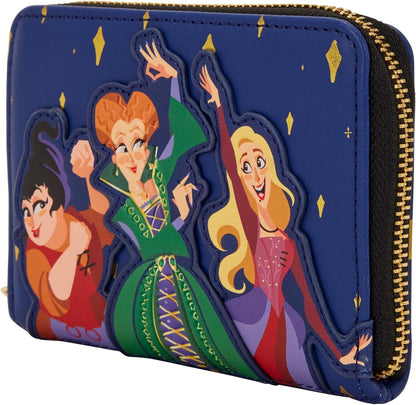 Loungefly Disney Hocus Pocus Sanderson Sisters Zip Around Wallet