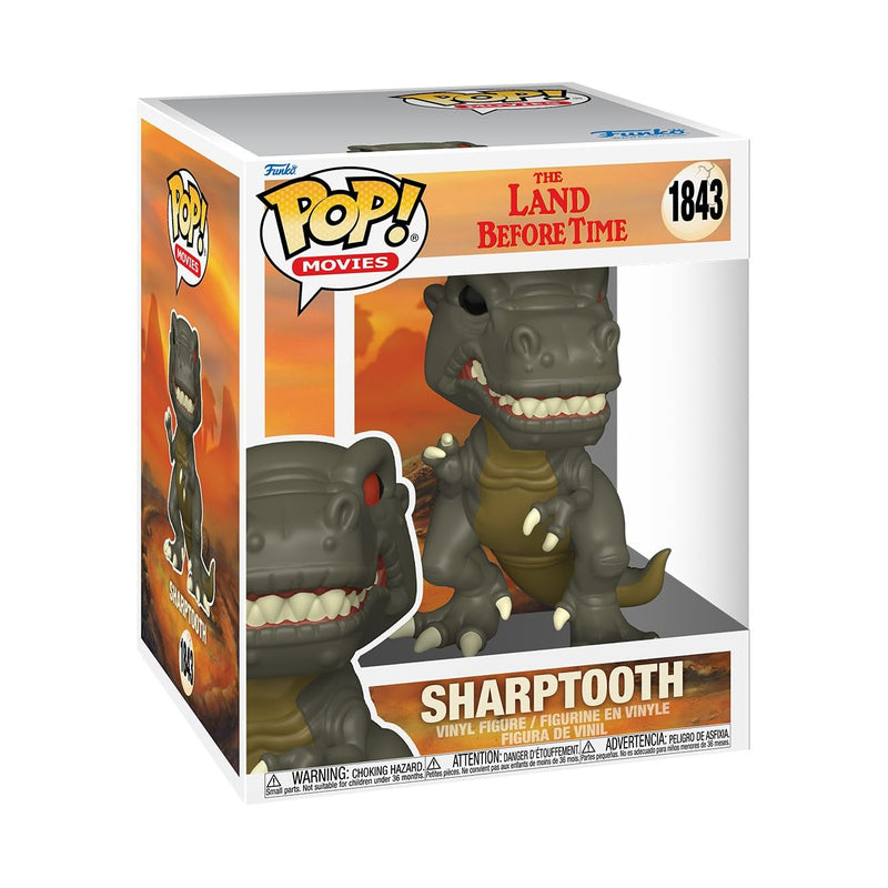 Funko Pop! Super: The Land Before Time: Sharptooth - Vinyl-Sammelfigur - Geschenkidee - Offizielle Handelswaren - Spielzeug Für Kinder und Erwachsene - Cartoon Fans - Modellfigur Für Sammler