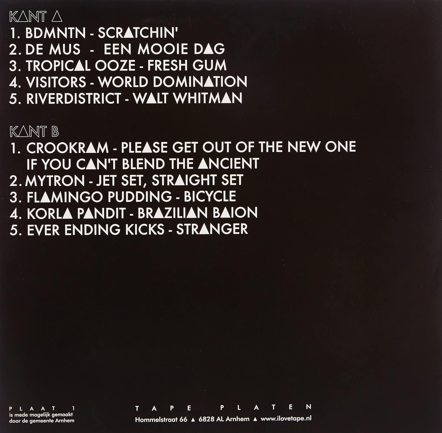 Various Artists - Tape Compilation (LP)