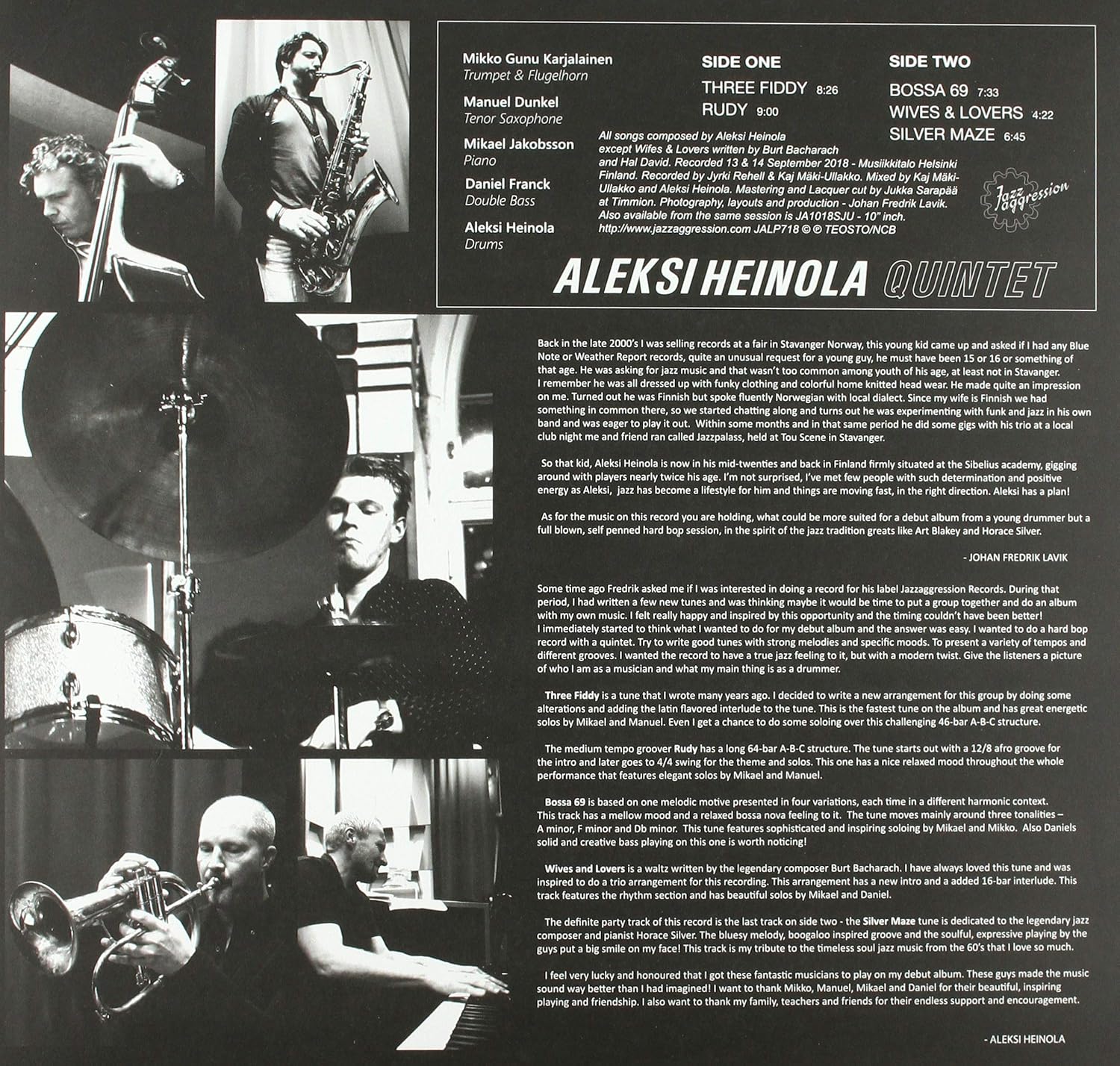 Aleksi -Quintet- Heinola - Aleksi Heinola Quintet