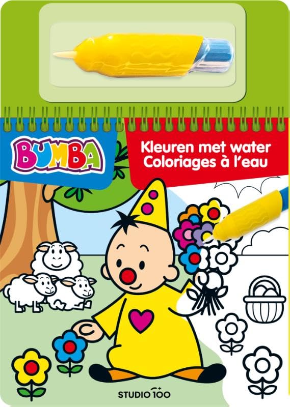 Studio 100 - Bumba Kleurboek - Kleuren met water - Groen