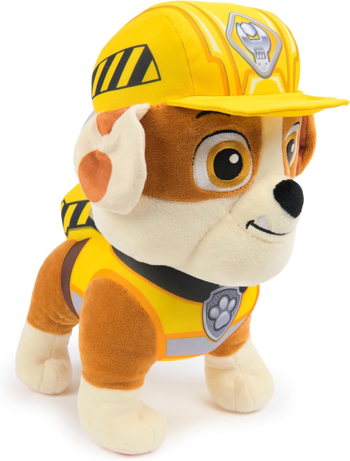 Rubble and Crew Rumbling Rubble Plush Toy, Interactive Sensory Toy, Dog Stuffed Animal, Kids Toys for Boys & Girls Ages 3 and Up, 30,5 cm