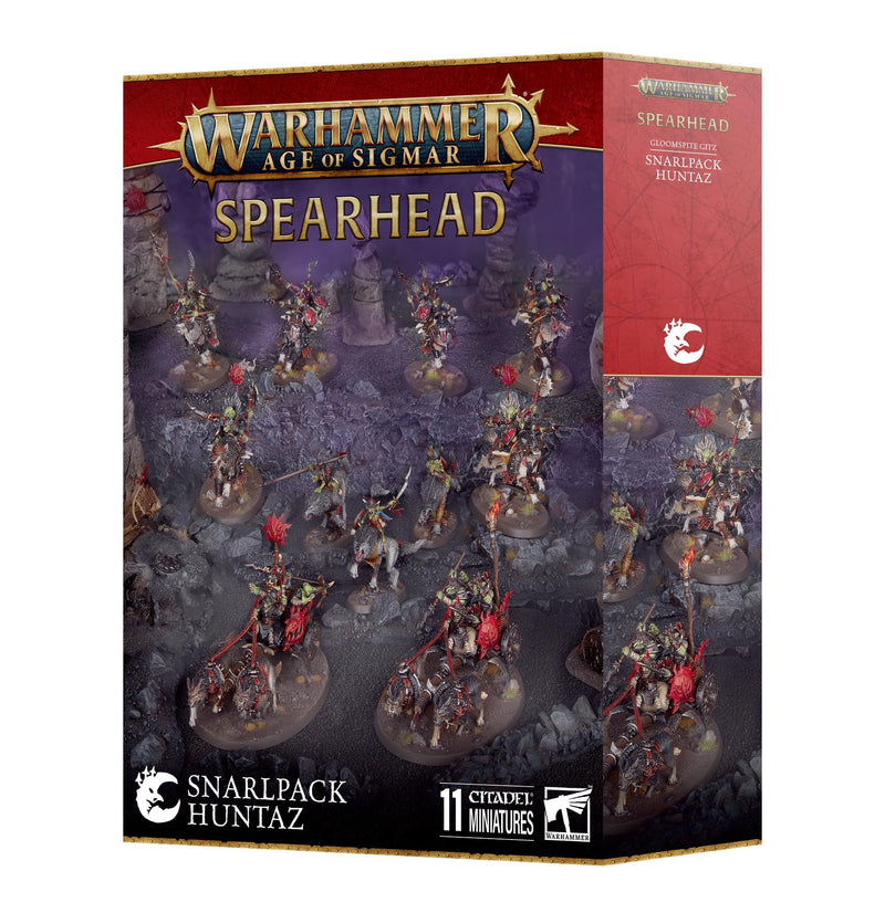 Games Workshop - Warhammer - Age of Sigmar - Spearhead: Gloomspite Gitz - Snarlpack Huntaz